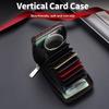 GLC GLB Держатель для кредитных карт из углеродного волокна Кошелек Мужской Rfid Тонкий Минималистичный Кошелек Для Mercedes Benz AMG A C E Класса W201 W210