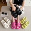 Thick Bottom Female Slippers Outside The Summer Korean Version of The Heightening Leisure Comfortable High-heeled Slippers
