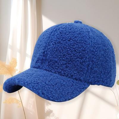 Осенне-зимняя бейсболка из овечьего пуха, теплая, модная, кепка с плоским козырьком, шляпа с вышивкой в виде букв