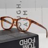 [Celine] Eyeglass Frames CL50032F 053 Square Leopard Print Horn-rimmed Daily