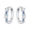 S925 Silver Exquisite Butterfly Hoop Earrings With Sparkling Zircon Dragonfly Design Elegant And Versatile Accessory