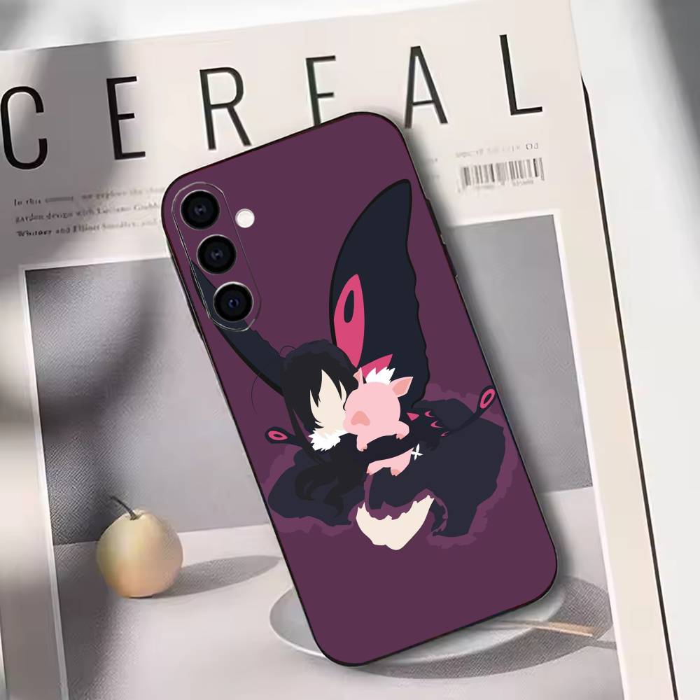 Accel World Kuroyukihime Phone Case Black Silicone Soft For Samsung Galaxy A73,A72,A71,A70,A53,A52,A51