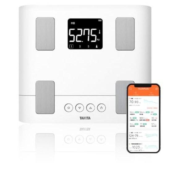 Tanita Body Scale Composition Monitor Smartphone Compatible 50g Increments Backlight BC-332L WH White Monitoring Childrens Growth