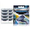 8Pcs/pack Men's Shaving Razor Blades for Men 3layers Blade Shaving Cassette