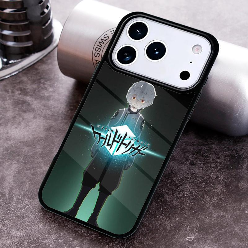 Чехол для телефона World Trigger для iPhone 17,16e,15,14,13,12,11, Mini, Pro, MAX, мягкий силиконовый чехол