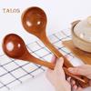 Solid Wood Soup Ladle Long Handle Hot Pot Spoon Kitchen Cooking Utensil Kitchen Tools & Gadgets THD