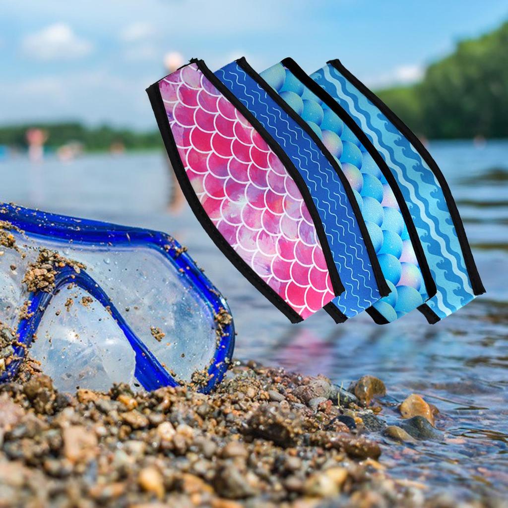 Creative Pattern Neoprene Diving Cover Slap Straps Scuba Snorkel Head Strap Water Sports