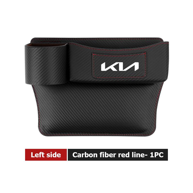 LQFH2 For KIA Car Door Side Seat Gap Storage Box Cup Holder Interior Accessories Rio K5 K2 Sportage Ceed Sorento Picanto Stinger Soul