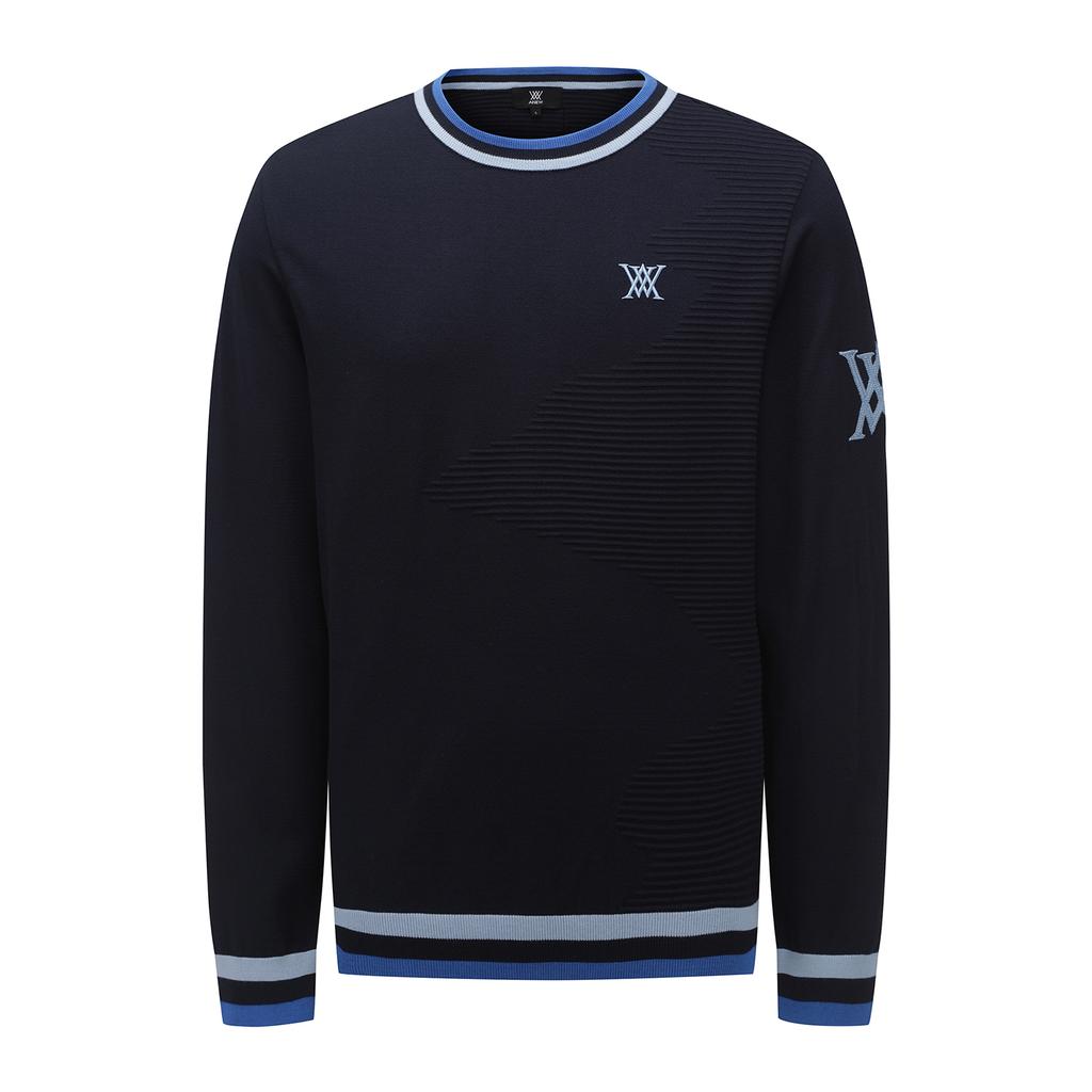 ANEW GOLF Men Texture Pullover_Na
