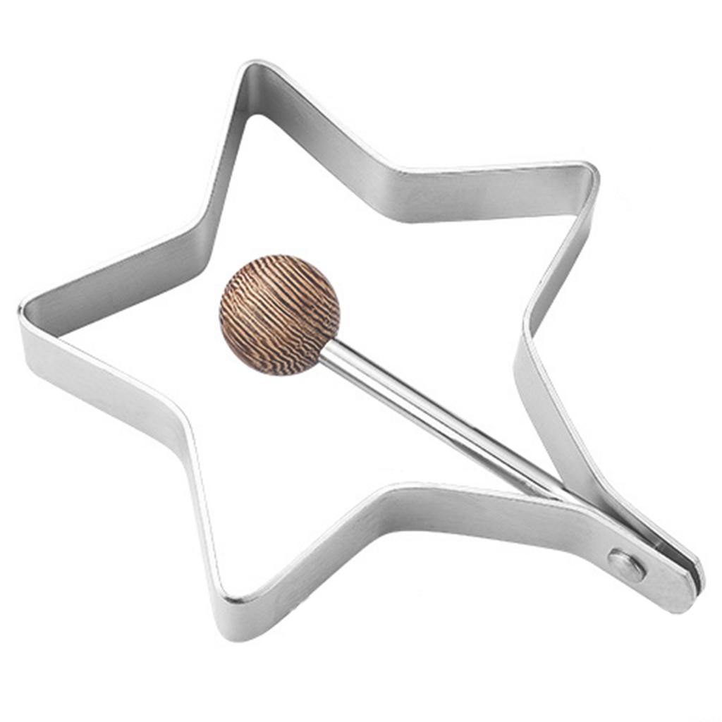 Egg Rings For Frying Eggs, Stainless Steel Ring Molds for Cooking Egg, Egg Ring Mold Cooking Ring In Star Heart Shaped Egg Mold