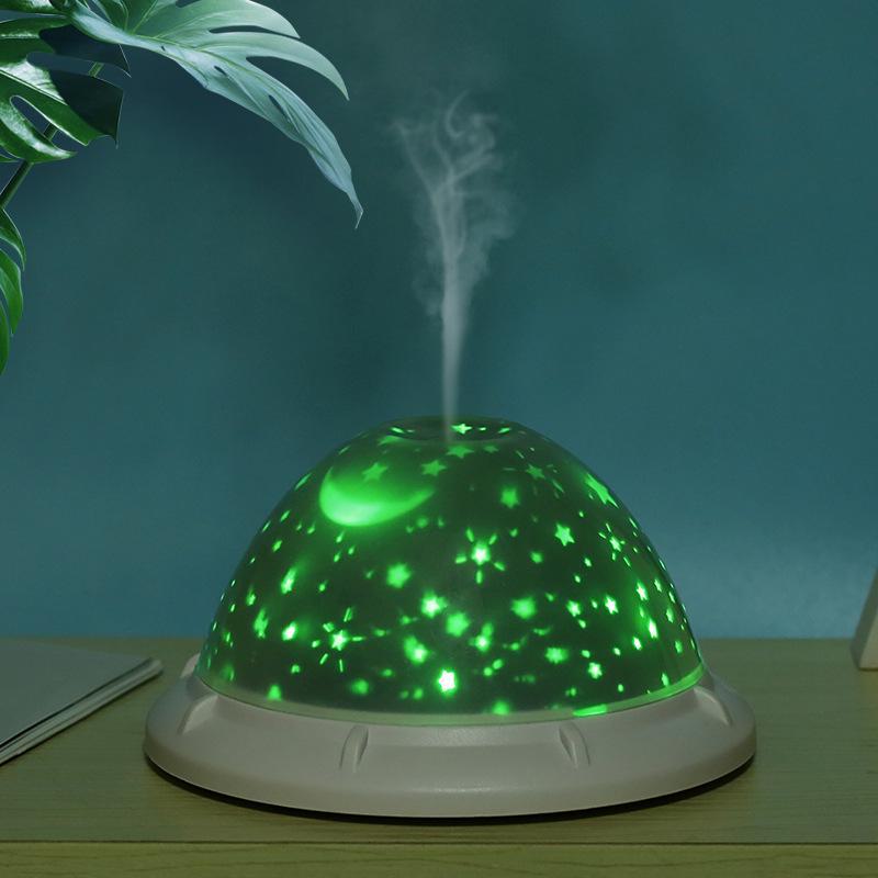 Креативный USB-увлажнитель воздуха с функцией ароматерапии и эффектом дыма и древесной фактуры с возможностью нанесения индивидуального логотипа