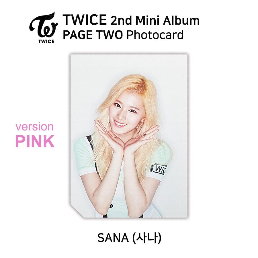 Twice 2-й мини-альбом СТРАНИЦА ВТОРАЯ Фотокарточка НОЯТНАЯ Версия