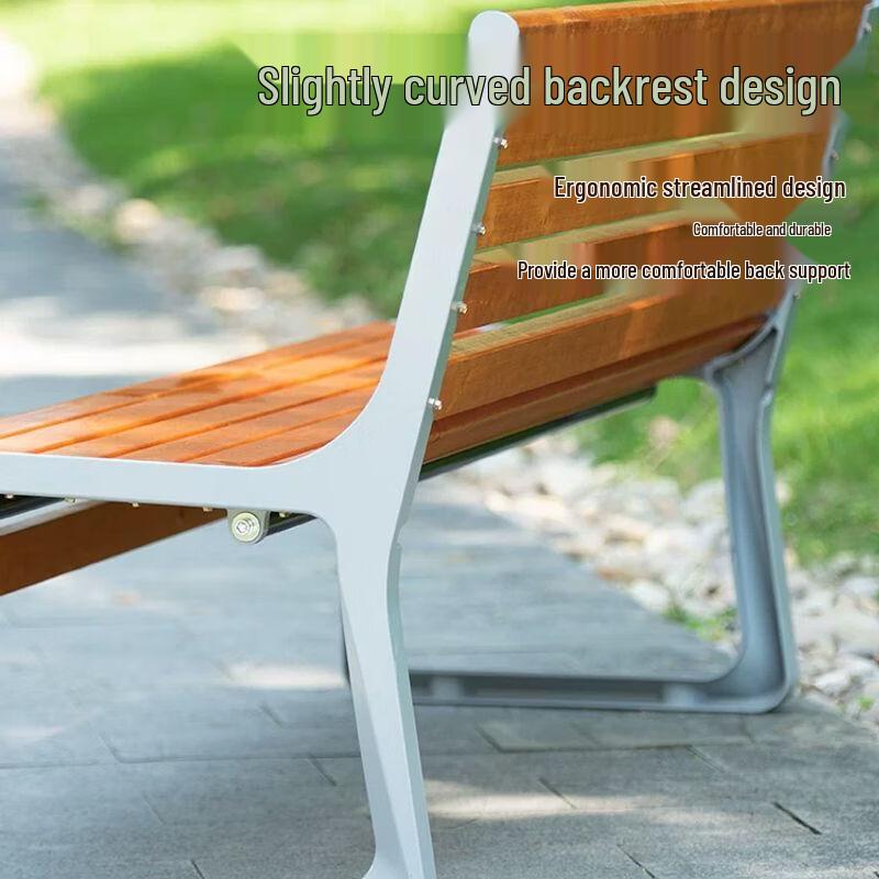 Cast Aluminum Outdoor Park Bench