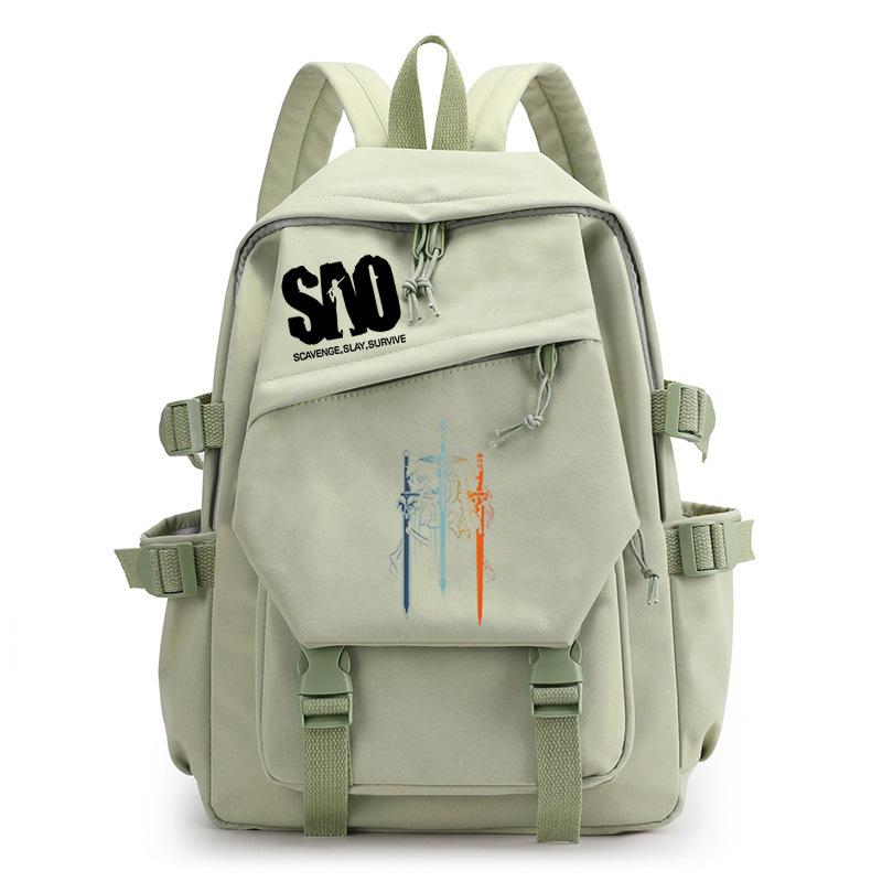 Personality Surrounding Trends Backpack Junior High School Students Primary School Students Campus Leisure Simple Large-Capacity Schoolbag
