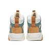 Anta Flame 3.0 Кожаные Нескользящие Износостойкие Высокие Кеды для Скейтборда Женские Бело-Оранжево-Зеленые 122248088-5