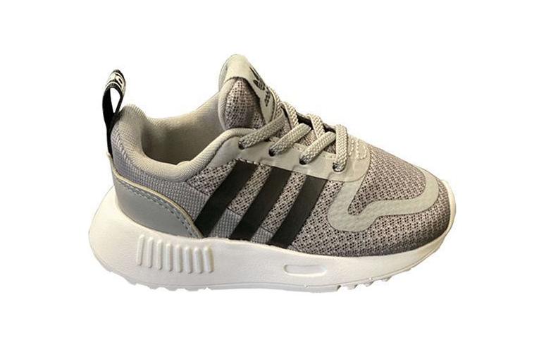Adidas Originals Multi Comfortable Abrasion Resistant Low top Toddler Shoes Gray Black Infant And Toddler H05921