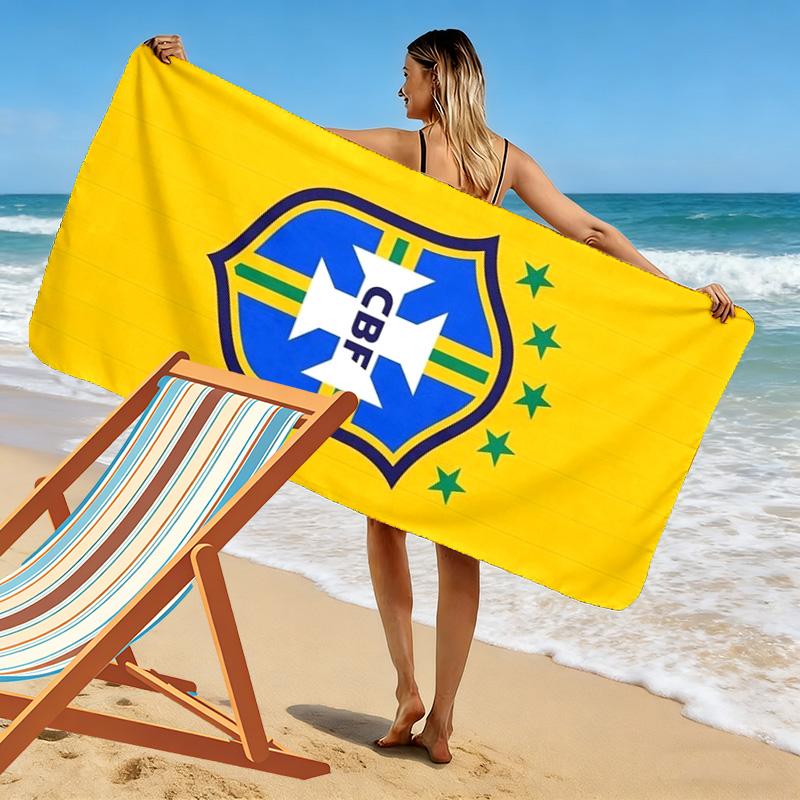 CBF Print Beach Towel, Large Soft Quick Dry Towel for Beach Camping Swimming