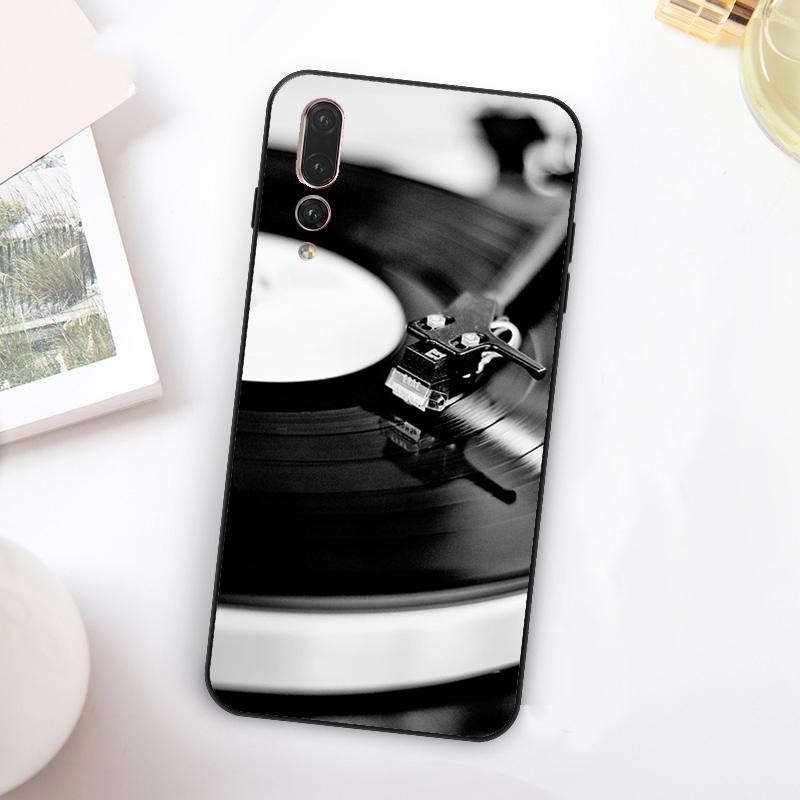Vinyl DJ Record Art For Huawei Nova 5T 9 10 SE 7i 8i 11i 12i Y73 Y90 Y70 Y72 Y61 Y91 Y60 P20 P40 P30 Lite Case