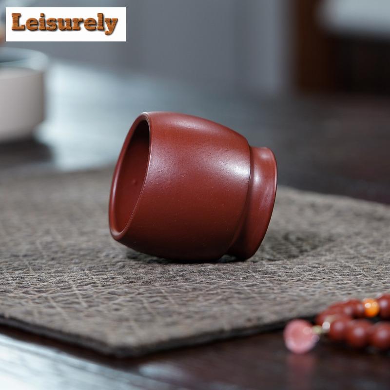 110 мл Исинская фиолетовая глина Бамбуковая чайная чашка Традиционная чайная пиала Набор чашек Дегустация чая Ароматная чашка Чашки мастера Цзяньчжань Чайная посуда