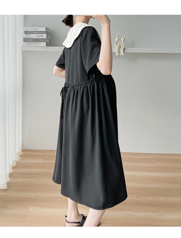 Трендовое свободное летнее платье для беременных 2024 года для стильных мам