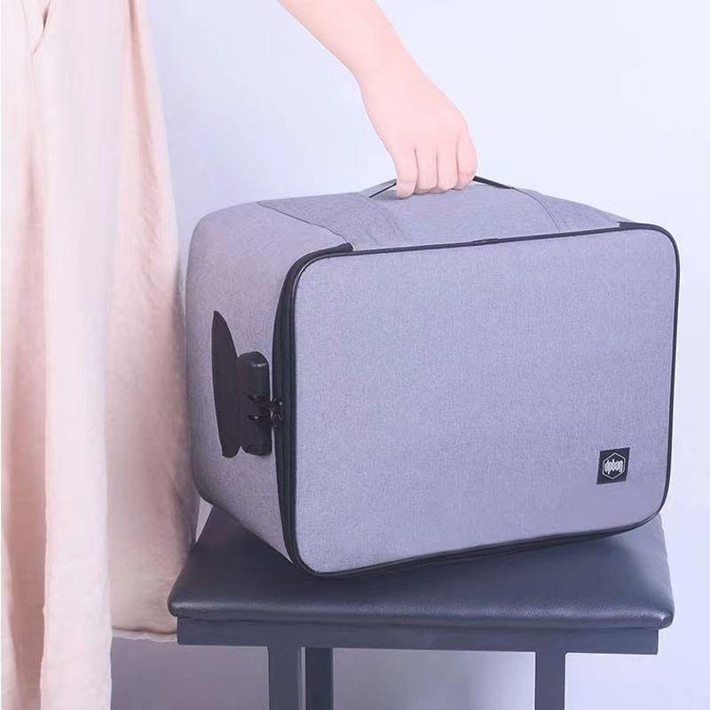 Multi-Layer Travel Storage Box for Documents and Cards