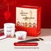 Новогодний Подарочный Набор: Керамическая Миска и Палочки Пять Богов Богатства