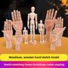 Art Wooden Mannequin Hand Model for Painting Sketching Ornament