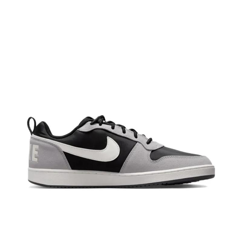 Nike Court Borough Low Premium Удобные Универсальные Нескользящие Прочные Низкие Повседневные Кроссовки Детские кроссовки Черный Серый 845881-005
