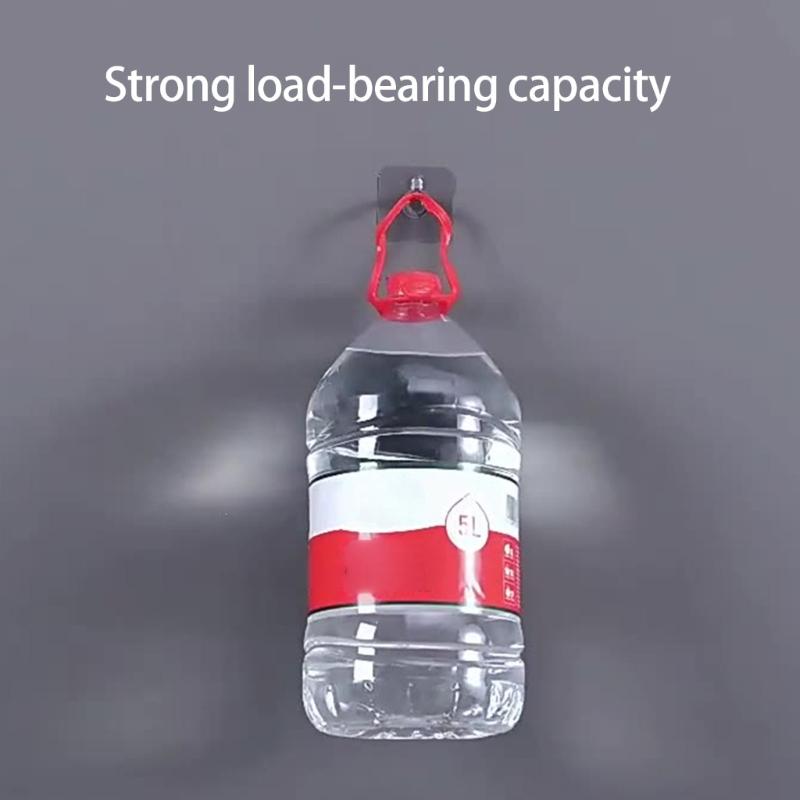 10Pcs White Adhesive Hooks Without Tool Installation Functional Bathroom Kitchen Organizers for Small Space Livings