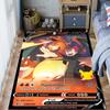 1 шт. Ковер с принтом Charizard из карт Pokémon для дома, гостиной, спальни, детской комнаты, нескользящий коврик для пола, ковер для игровой зоны, подарки