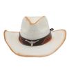 Весенне-летний богемный западный ковбойский соломенный головной убор трансграничная внешняя торговля складной ветрозащитная веревка тибетский тибетский цилиндр