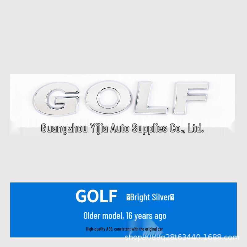 Наклейки с английским логотипом на задний багажник Volkswagen Golf для новых и старых моделей