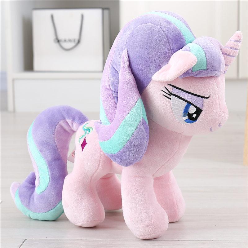 New My Little Pony Plush Toys Twilight Sparkle Pinkie Pie Rarity Fluttershy Applejack Rainbow Dash Stuffed Doll Kid Xmas Gift