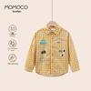 Модная повседневная рубашка с длинным рукавом для мальчиков MOMOCO