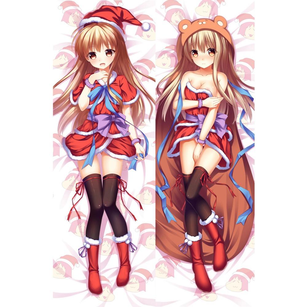 60x180см Аниме Дакимакура Химото! Umaru-chan Doma Umaru Косплей Наволочка обнимающая подушка для тела Постельное белье Декор