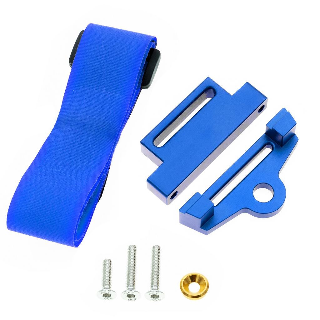 Metal Tall Battery Holder Mount Hold Down with Battery Strap for 1/10 Traxxas Slash 4x4 VXL RC Car Upgrade Parts Accessories