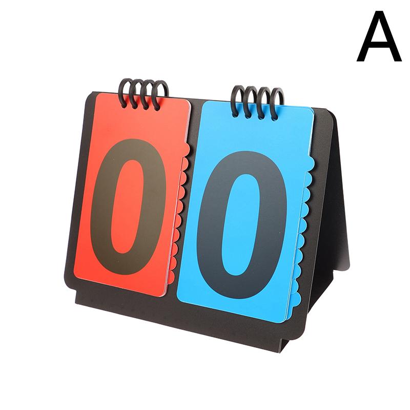 Спортивное табло Ручной счетчик очков Перекидные карточки для счета для тренеров по бейсболу, теннисного мяча, баскетболу, футболу, волейболу, спорту