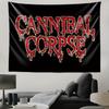 Викама Гобелен Cannibal Corpse Дизайн Логотипа Death Metal Идеально Подходит для Хардкорного Декора Оформления Стены Спальни и Фотофонов