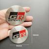 4 шт. 56 мм Наклейки на центральные колпачки дисков с логотипом GR Sport Наклейка на диск Для Toyota Corolla 86 Supra CHR Yaris Camry Prius Rav4 Авто