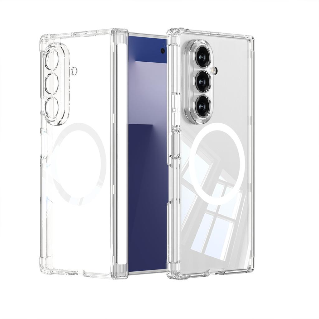 Подходит для Samsung Z Fold7 Подушка безопасности Противоударный Magsafe Беспроводная зарядка Акриловый Магнитный Абсорбирующий Fold7 Складной Экран 7 Поколение