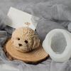 Teddy Dog Head Silicone Candle Mold DIY Aromatherapy Form Plaster Molds Handmade Candle Plaster Making Resin Crafts