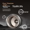 FUGURNG BESTJOY Titanium Tea Cup with Tea Separation, Insulated Water Bottle , Office Pure Titanium Tea Cup