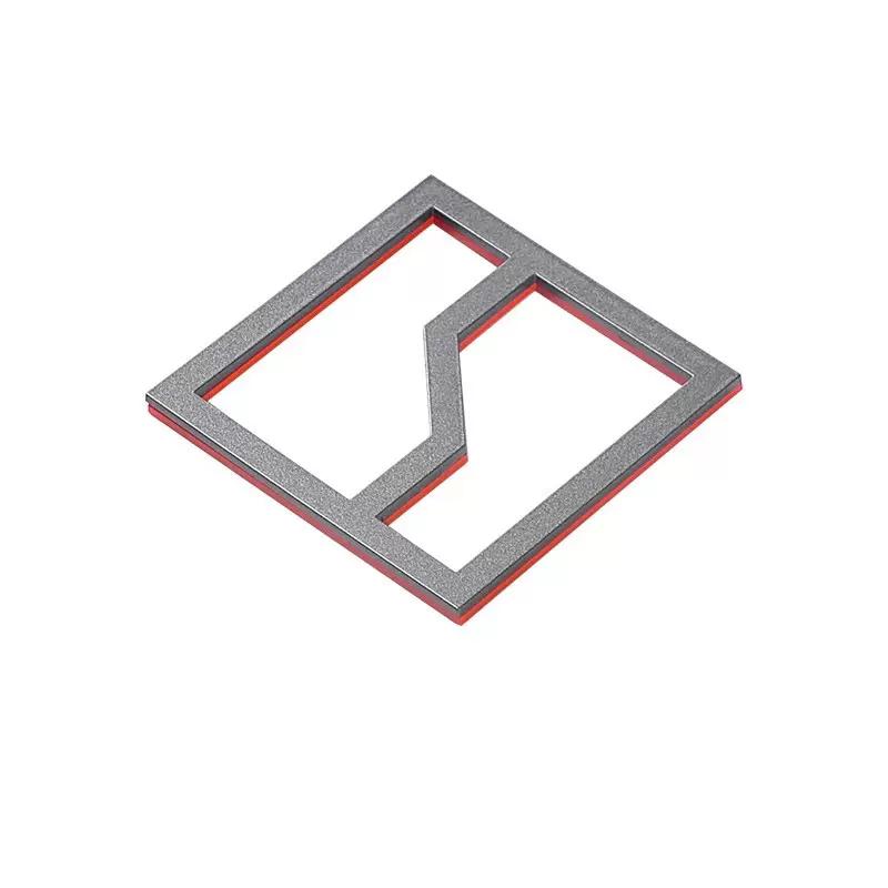 Zeekr X 2023-2024 Аксессуары Декоративная накладка Панель передней части автомобиля Логотип Наклейка-декор на заднюю часть автомобиля Рамка Декоративный элемент