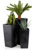 Donica Porto Czarny Beton H46X25X25 Cm