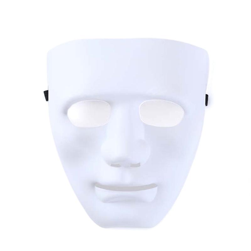 Полнолицевая унисекс уличная танцевальная оперная маска для вечеринки косплей черно-белое лицо