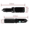 Transmetteur FM - AS17488 - Bluetooth - Chargeur USB - A2DP - Stéréo - Noir