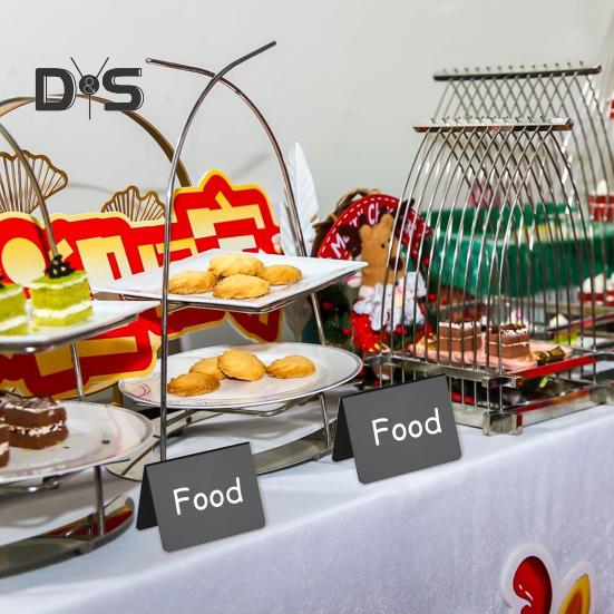 12 шт. маленькие доски для записей, еда, шведский стол, многоразовые мини-доски для мела с белой ручкой, мини-бирки для мела