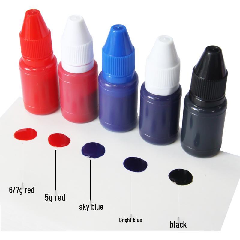 10ml Photo-Sensitive Ink Pad with Colored Cap for Stamps