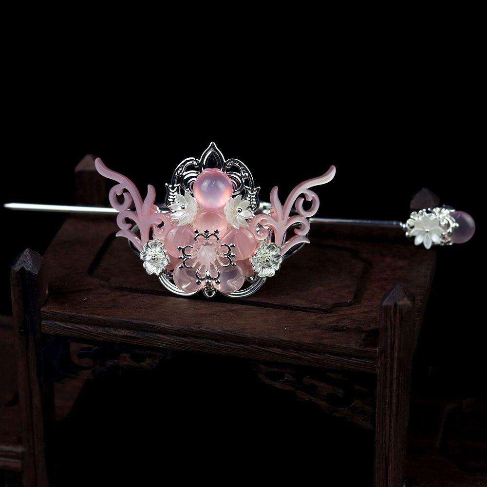 Женский мужской головной убор Circel с цветочным принтом, палочка для волос, аксессуары для волос, заколки для волос в китайском стиле, вилка для волос