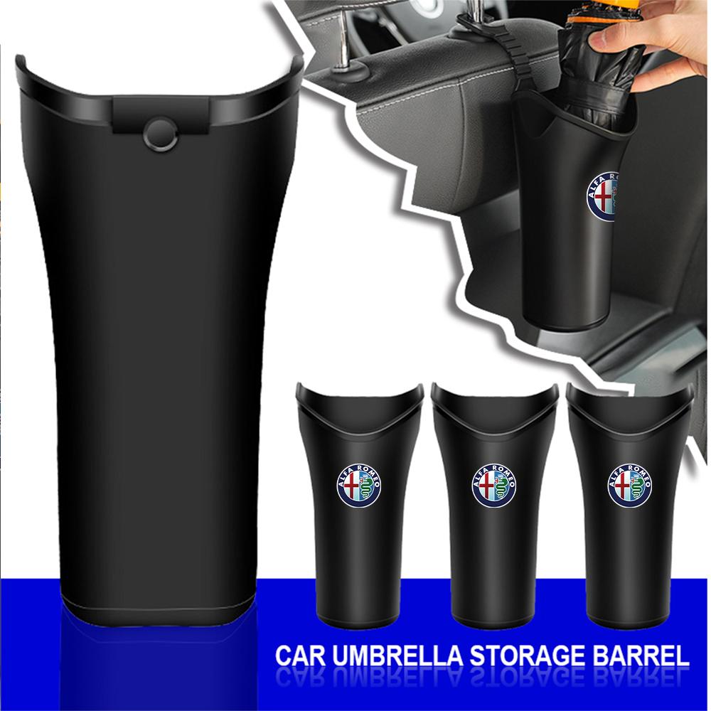 YYCE3 1pc Car Rear Seat Hanging Hook Umbrella Holder Seat Back storage bucket Accessories For Alfa Romeo Sportiva GT 147 159 Styling